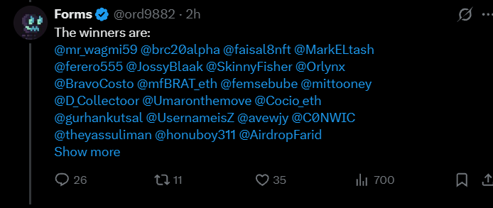 ord9882's tweet photo. @honuboy311 @mfBRAT_eth @mr_wagmi59 @brc20alpha @faisal8nft @MarkELtash @ferero555 @JossyBlaak @SkinnyFisher @Orlynx @BravoCosto @femsebube @mittooney @D_Collectoor @Umaronthemove @Cocio_eth @gurhankutsal @UsernameisZ @avewjy @C0NWIC @theyassuliman @AirdropFarid its still there https://t.co/omj9A8g8g5
