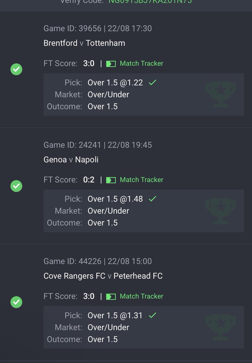 Firepunts's tweet photo. BOOOOMMM🔥✅

2 ODDS WON ON SPORTYBET 🔥

Congratulations if you played ✅

Drop your winning slips 🔥

Telegram channel :https://t.co/nYTMUWN6U9

WE GO AGAIN!!!! 

@Mrbankstips @Davidbanksz @CHIZZY_BB @mrbayoa1 https://t.co/6Waj9iThwT