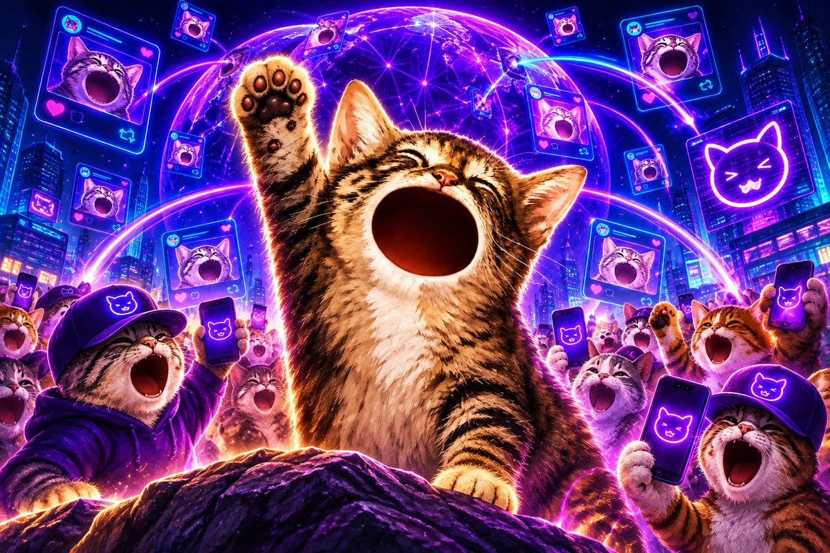 popcate_sol's tweet photo. The first wave is moving.
$POPCATE is spreading from post to post.
Tturning one loud cat into a growing crowd.

#memecoinlaunch https://t.co/o4ZWD76l02