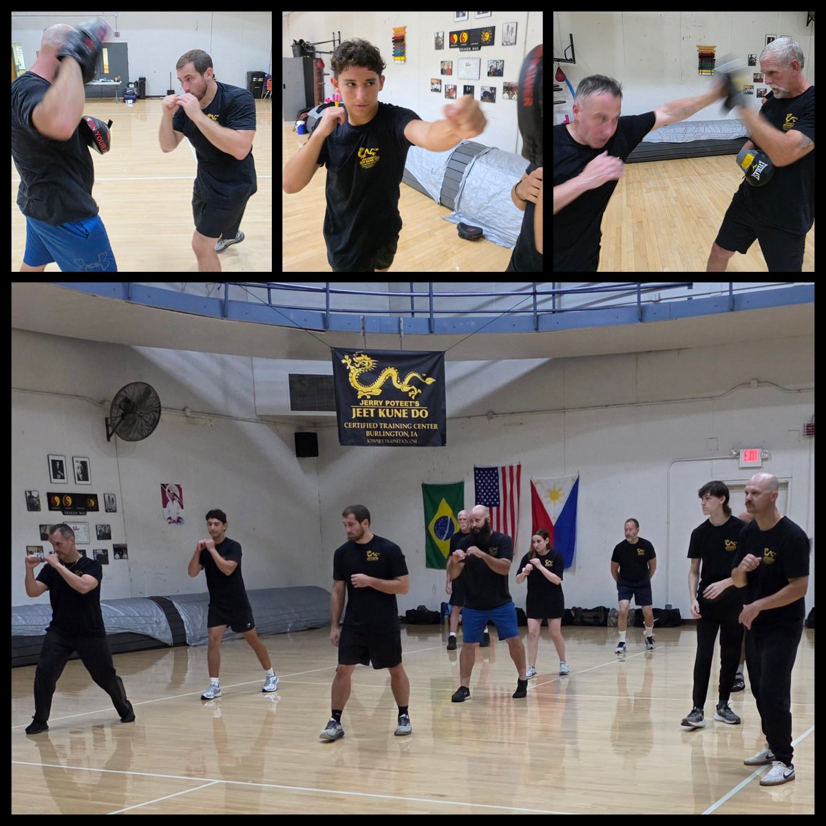 JKDWorldOnline's tweet photo. What an INCREDIBLE first day at our JPJKD Iowa Seminar! The energy, intensity &amp; passion on the floor were amazing! And trust us… we’re just getting started! Day Two kicks off tomorrow at 9AM! More JKD training, photos &amp; videos coming soon. You won’t want to miss this! https://t.co/z8x0LpT0Ap