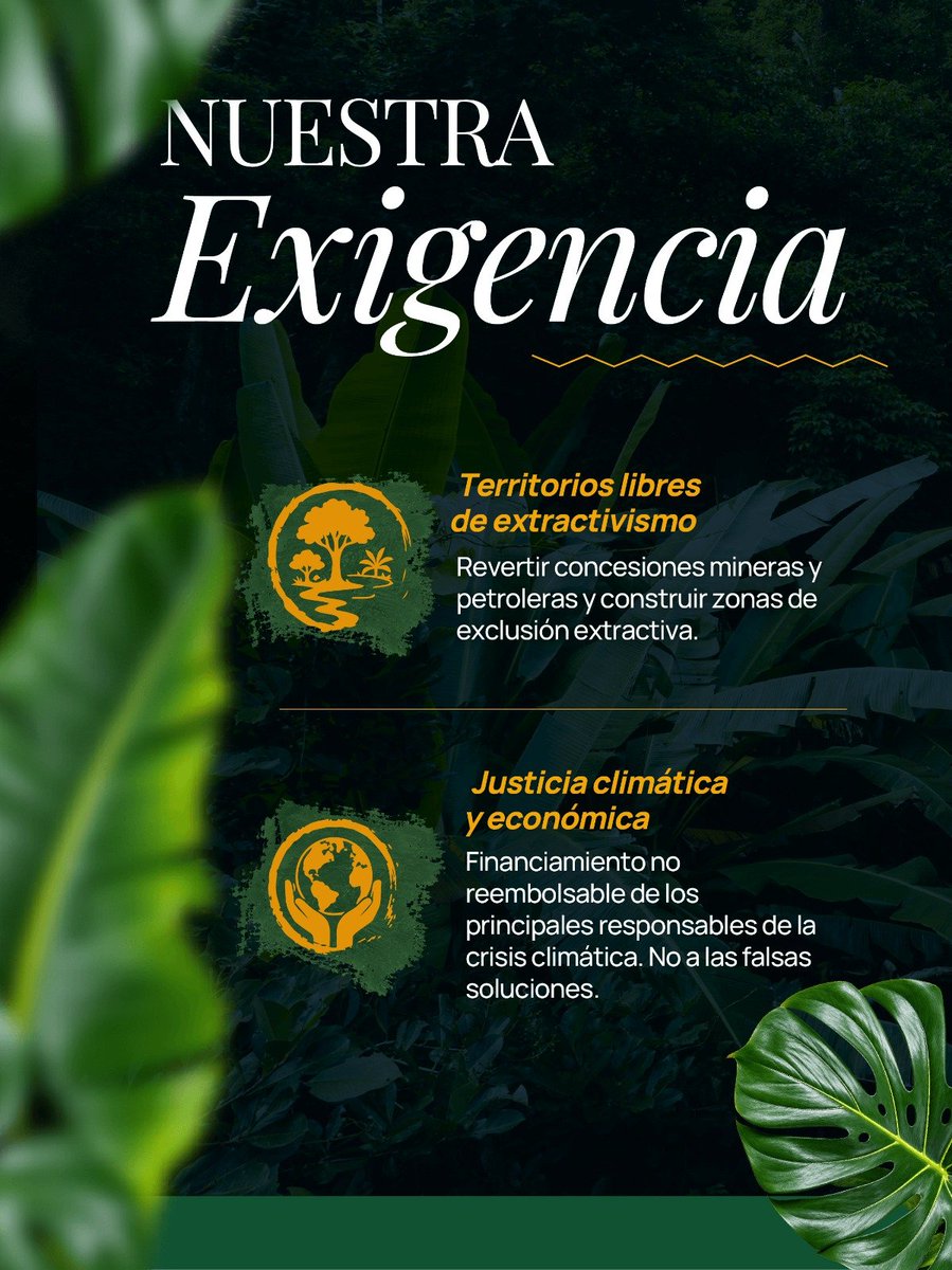 FospaOficial's tweet photo. Desde Puyo, la Amazonía alza una voz colectiva.
Estas demandas no
terminan con el FOSPA. Son un llamado a seguir
articulando acciones desde los territorios.
🌎 Adoke Öme. Un solo territorio.
#FOSPAEcuador #XIIFOSPA #Amazonía #UnSoloTerritorio https://t.co/caJFH5LY9s