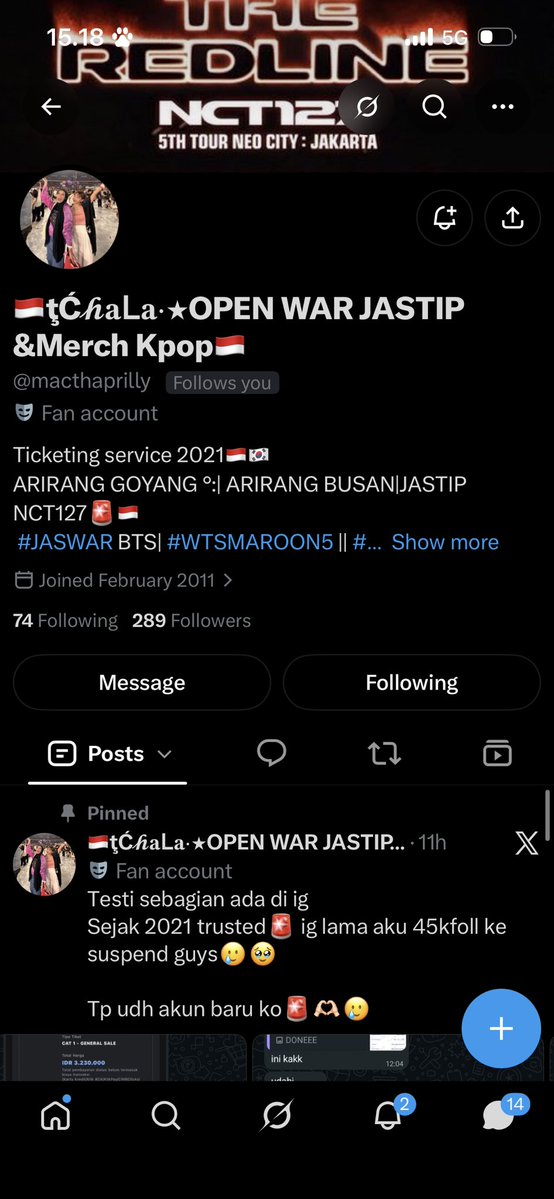 jeaanut's tweet photo. ini akun dia yang lama dan ini juga wa nya https://t.co/IcvVoqXdWO