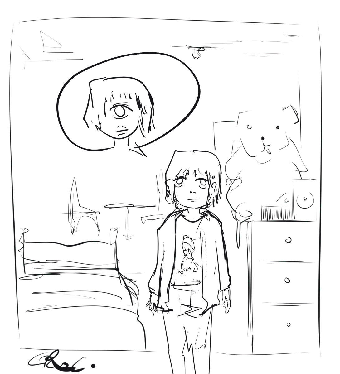 croc_loveyou's tweet photo. Volví a no saber qué es lo que me gustaría dibujar. Usualmente es así. Es molesto querer hacer algo, mas no tener idea del cuerpo de tal actividad. https://t.co/fUZ1GHQqSd