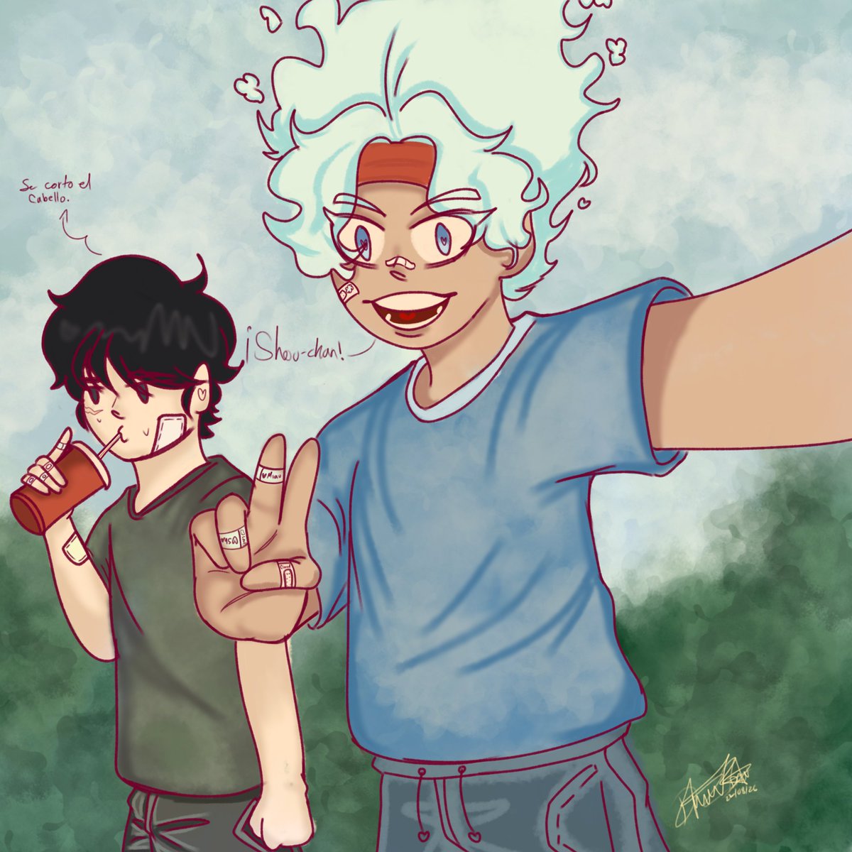 wonhitobonito's tweet photo. No me resiste en dibujar a mi único personaje fav de My Hero Academia Vigilantes y es Shirakumo Oboro, merecía más ese personaje pipipi
#MHAVigilantes #oboroshirakumo #shoutaaizawa #erasercloud https://t.co/9mPC416Ut8