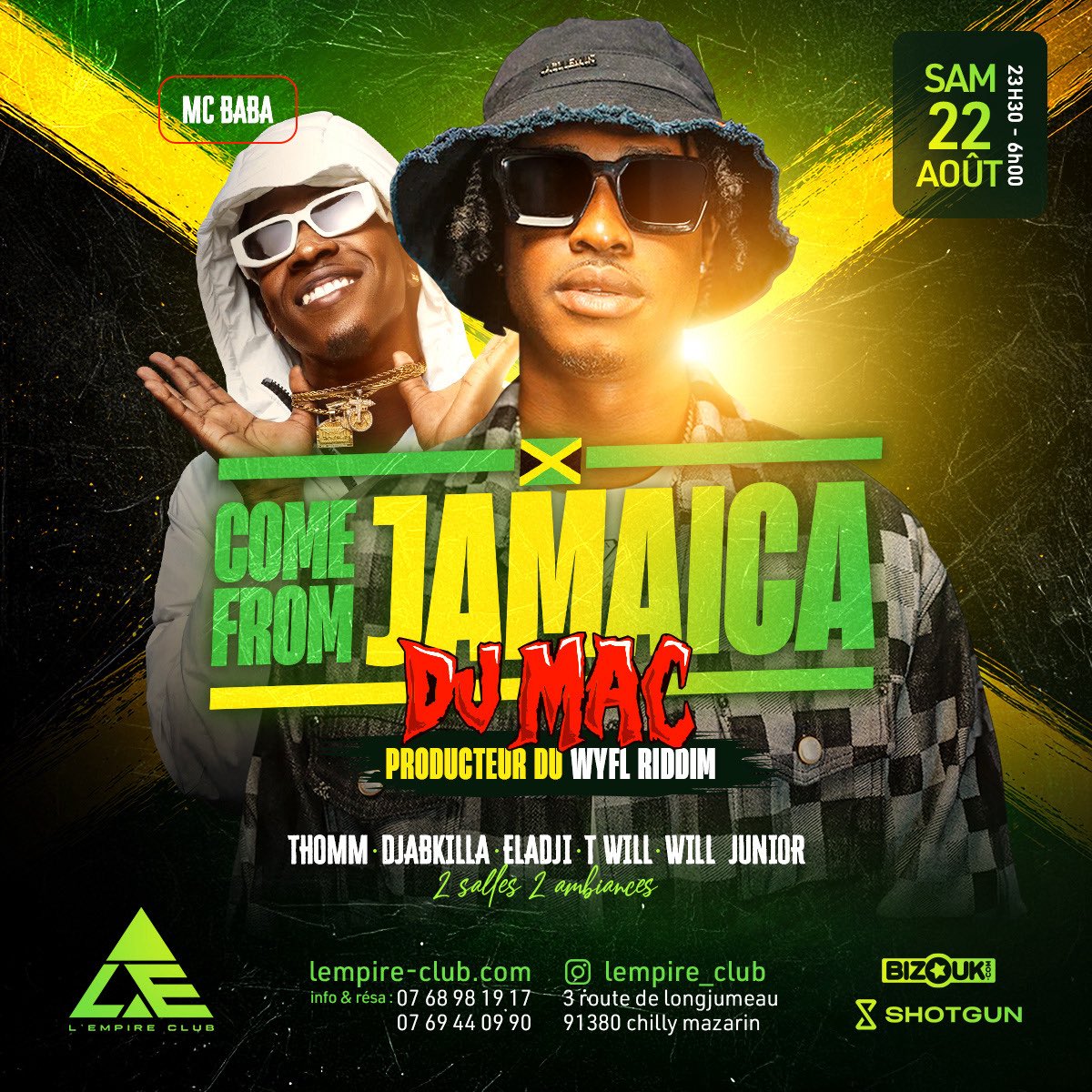 DJMAC__'s tweet photo. First Show In Paris Tonight 🇫🇷 DANCEHALL BIG ‼️ https://t.co/6ScFqpL9xe