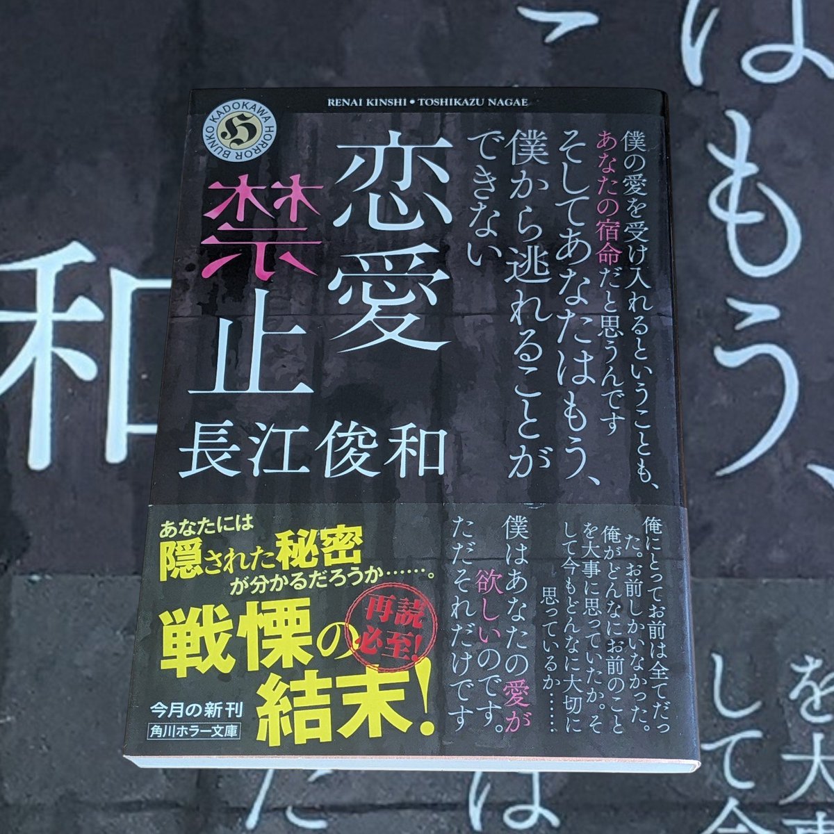 ikune190book's tweet photo. ある一人の女性の観察記と言うべきだろうか…
恋愛して…
修羅場になり…
新しい出会い…
結婚出産…
そして恐怖…
冒頭で語られる悲劇の予感に最後戦慄の結末…
#読了
#恋愛禁止 https://t.co/VAOUb2lyK0