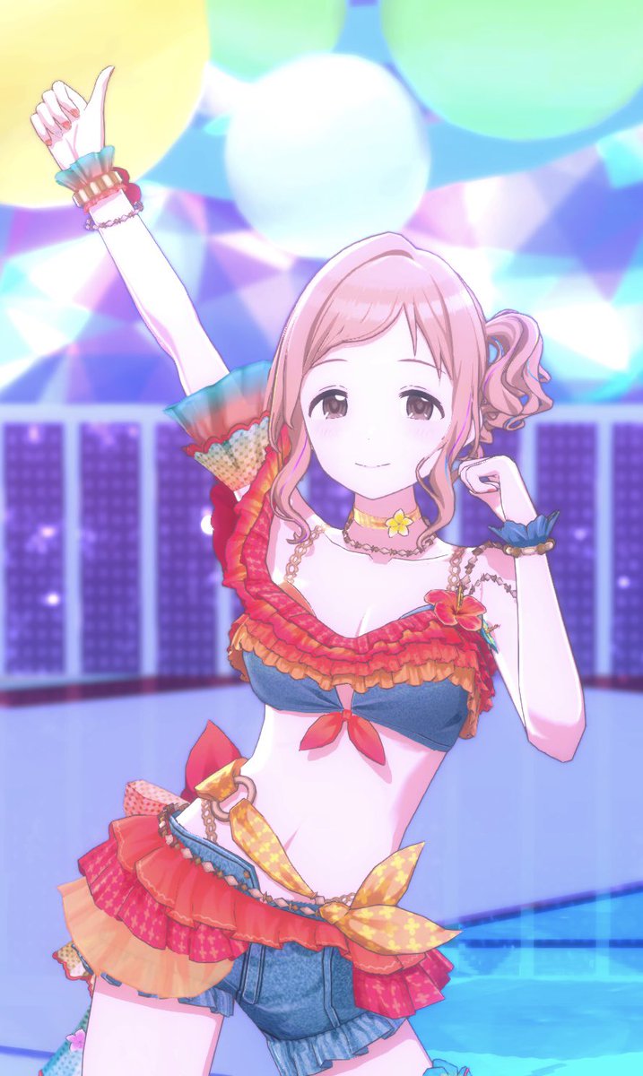 Pal_283's tweet photo. ⭐️今日の真乃💫
シャニソンの「C'mon! Join Us」の"夏と乙女と花の色"復刻衣装の真乃です✨
どっちも真乃に似合います✨ https://t.co/caab3REna2