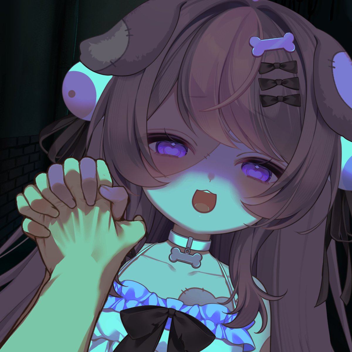 Patchumii's tweet photo. Being sad all by yourself worm?? https://t.co/hTov6YJYm1