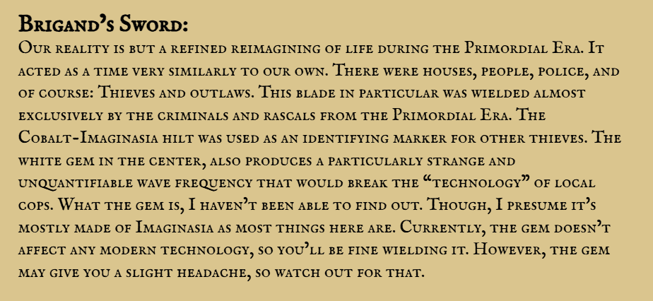Tarmancer's tweet photo. #periastronstarsrpg Excerpt #274 from The Tarmancer's Notes: "Brigand's Sword" https://t.co/9APFbG5SQj