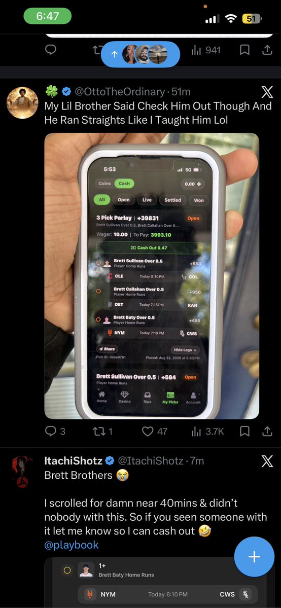 _komerta's tweet photo. @ItachiShotz @Playbook what a coincidence 🤣. don’t cash out https://t.co/F0AZIireIU