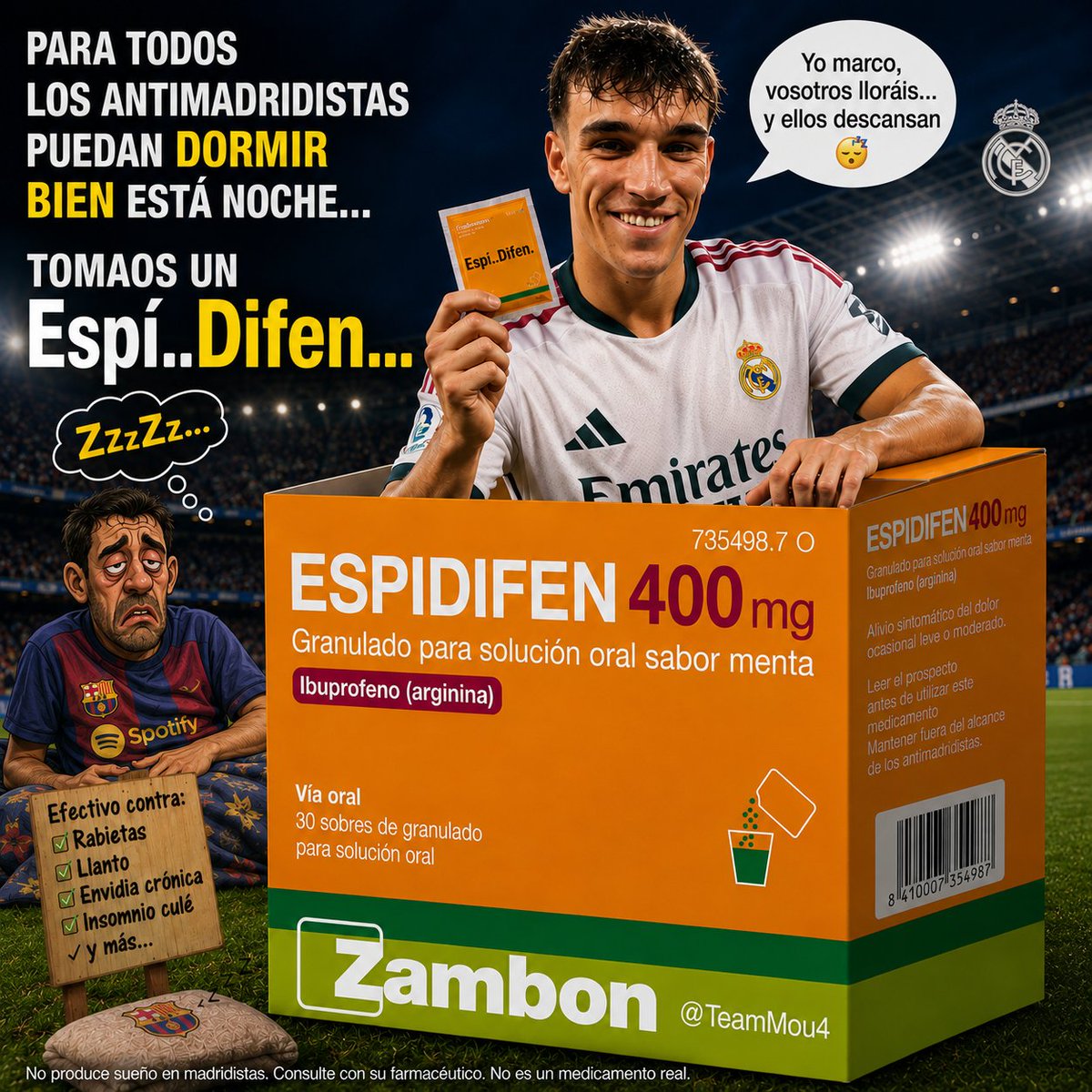 TeamMou4's tweet photo. @Alexis_RH_ Lea la instrucciones de este medicamente y consulte al farmacéutico 📖. https://t.co/sVQfNF9E36