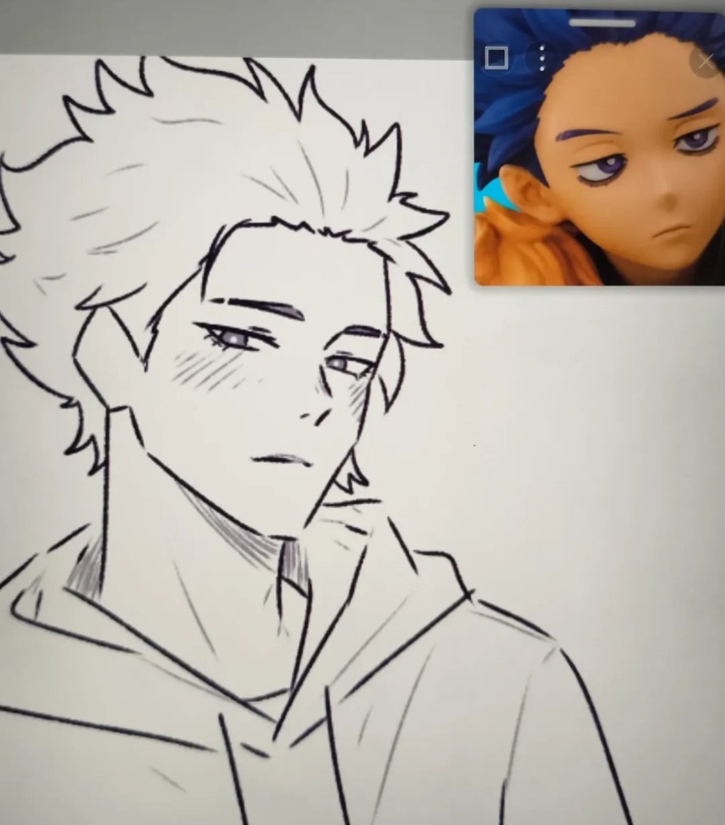 Nihynoctis's tweet photo. I knew he had eyelashes 😝
So let's enlarge them on tomodachi 🤭
#shinso #sketch #tomodashi #draw #mha https://t.co/L9W2zlPdJa
