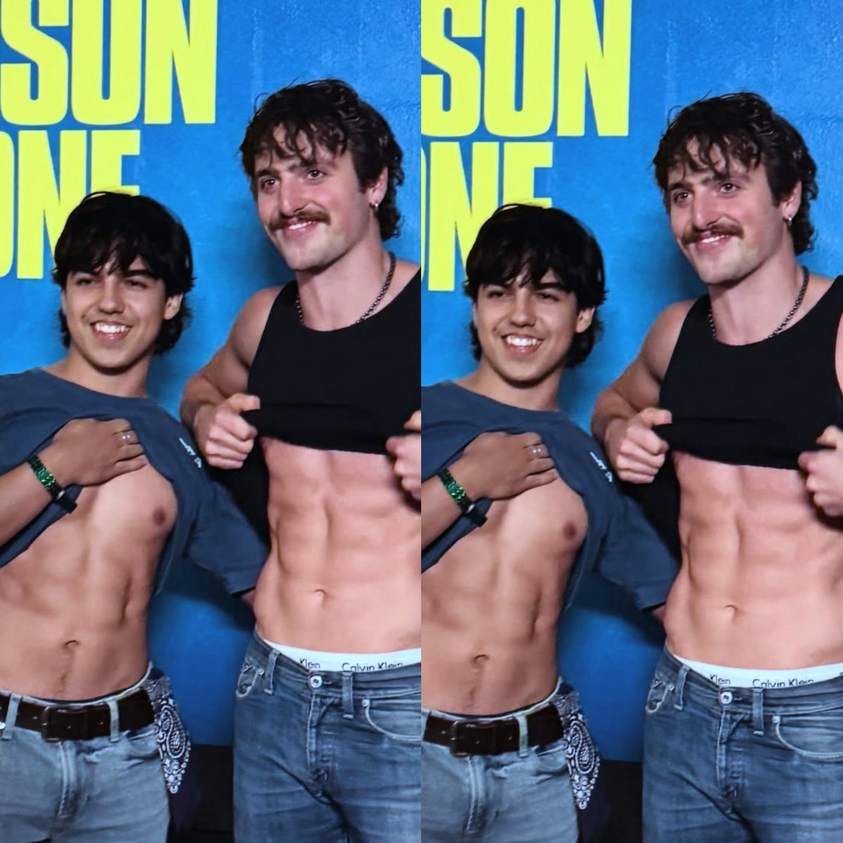 BooneAccess's tweet photo. Benson Boone with a fan 😭😭😭 https://t.co/F3soS3k1a4