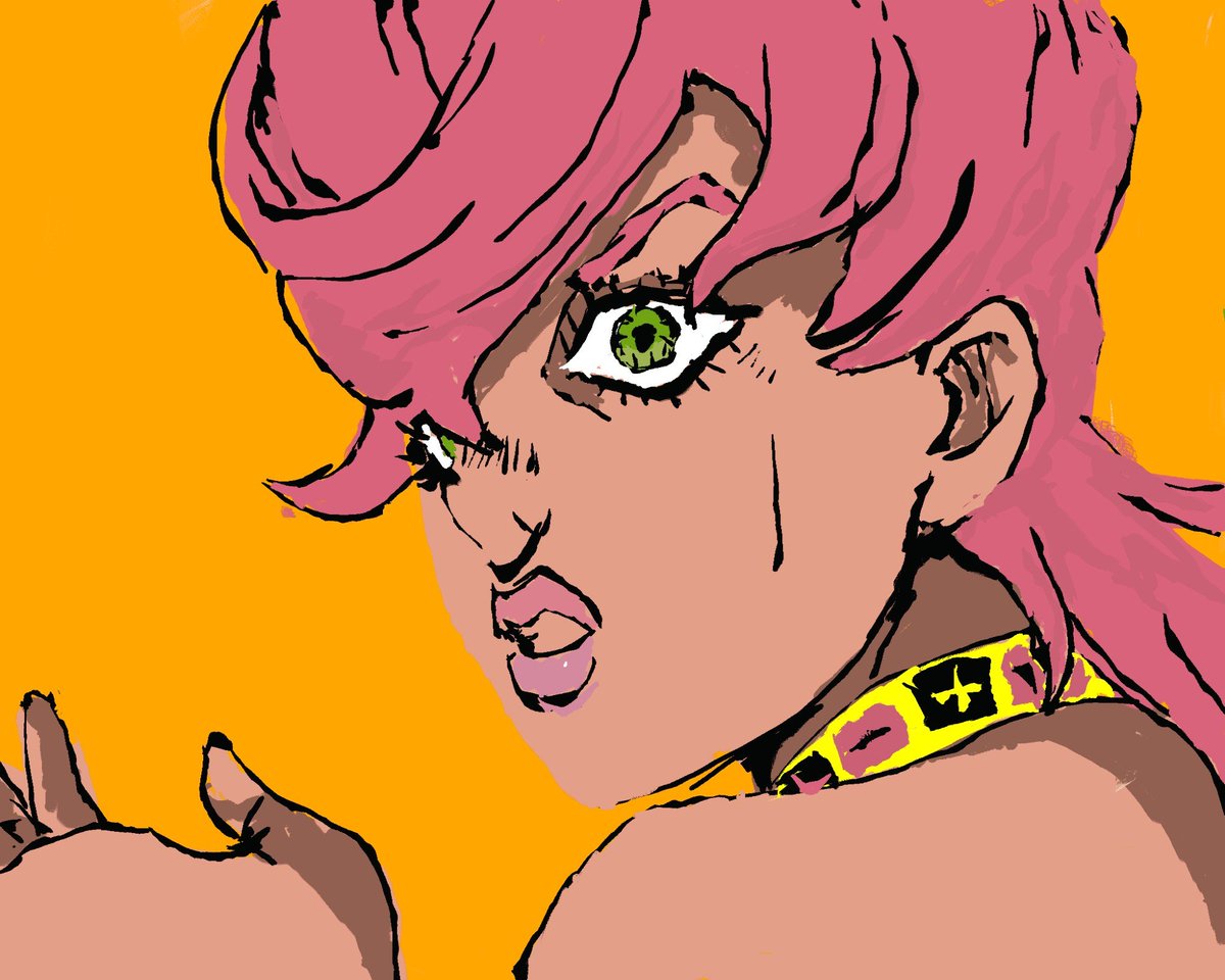 Xyrkatree's tweet photo. Quick Trish painting !
#jojos #jjba #painting https://t.co/xun8zgIGw1