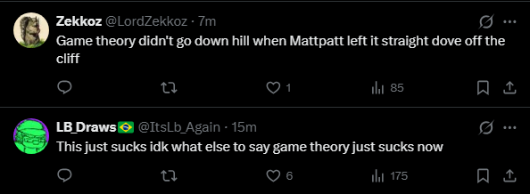 TreeplaysW's tweet photo. @DevSprings @Bulbasquirtle85 I mean you sorta did put him on blast. 
It might not have been done intentionally but the comments are definitely showing it. https://t.co/DNRns9MI0F
