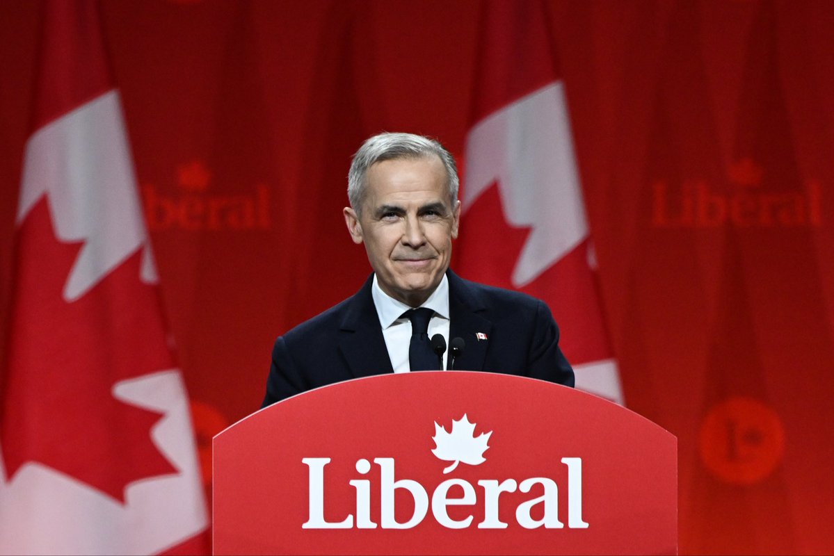 GuntherEagleman's tweet photo. Mark Carney just declared Canada is “at war” with the United States.

His reason? President Trump refused to give Canada everything it wanted in trade talks, and the 50% tariffs are now in effect.

This is the same Canada that relies on the American market to survive.

Acting like a victim after years of one-sided deals isn’t leadership.

It’s entitlement.
America first means America first.