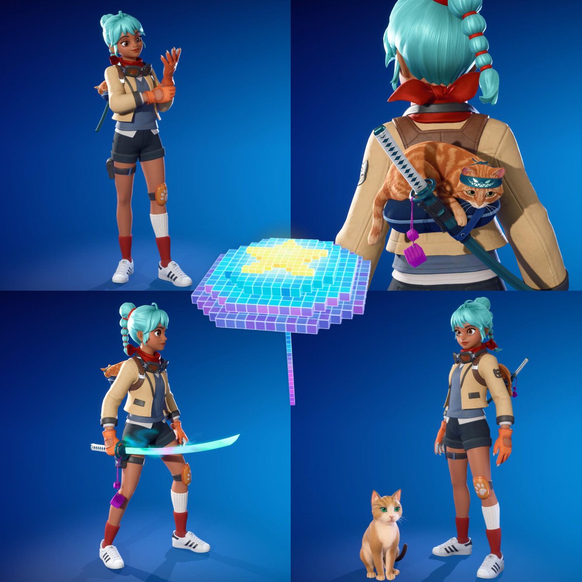 AstrothundrRose's tweet photo. Current Combo for K1ttyW1ns 😺🐾
#FortniteSkins #Override https://t.co/PcJ9WiGu7i