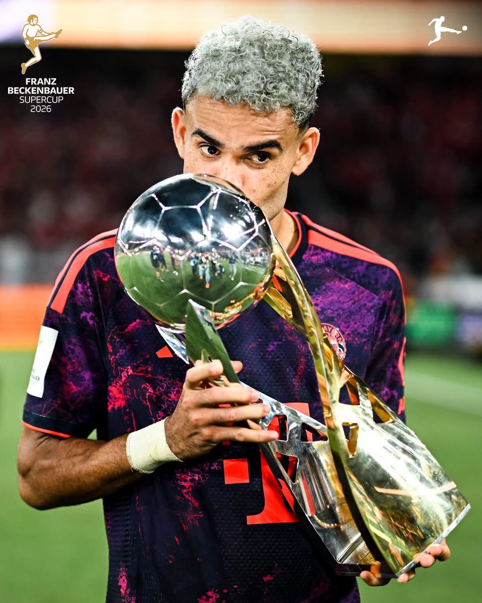FDD2026's tweet photo. Bayern Munich defeated Borussia Dortmund 2-1 at Signal Iduna Park to win the 2026 Franz Beckenbauer Supercup. Bayern Munich secured their 12th Supercup title in club history under manager Vincent Kompany. https://t.co/8tTKOOmbRg