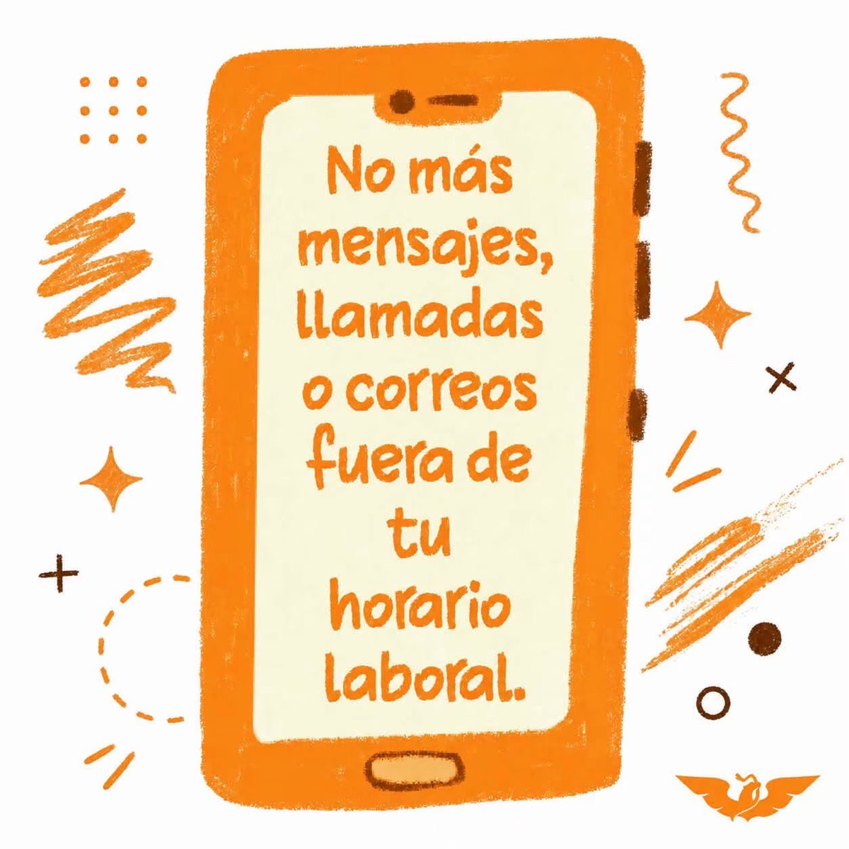 davidojedamx's tweet photo. Hay notificaciones que no deberían existir después del horario de trabajo… o mejor dicho, que no deben existir.

La desconexión digital reconoce algo fundamental: el tiempo personal también se respeta.

Todas y todos tenemos derecho a descansar y a vivir mejor, a vivir de una forma más digna y plena