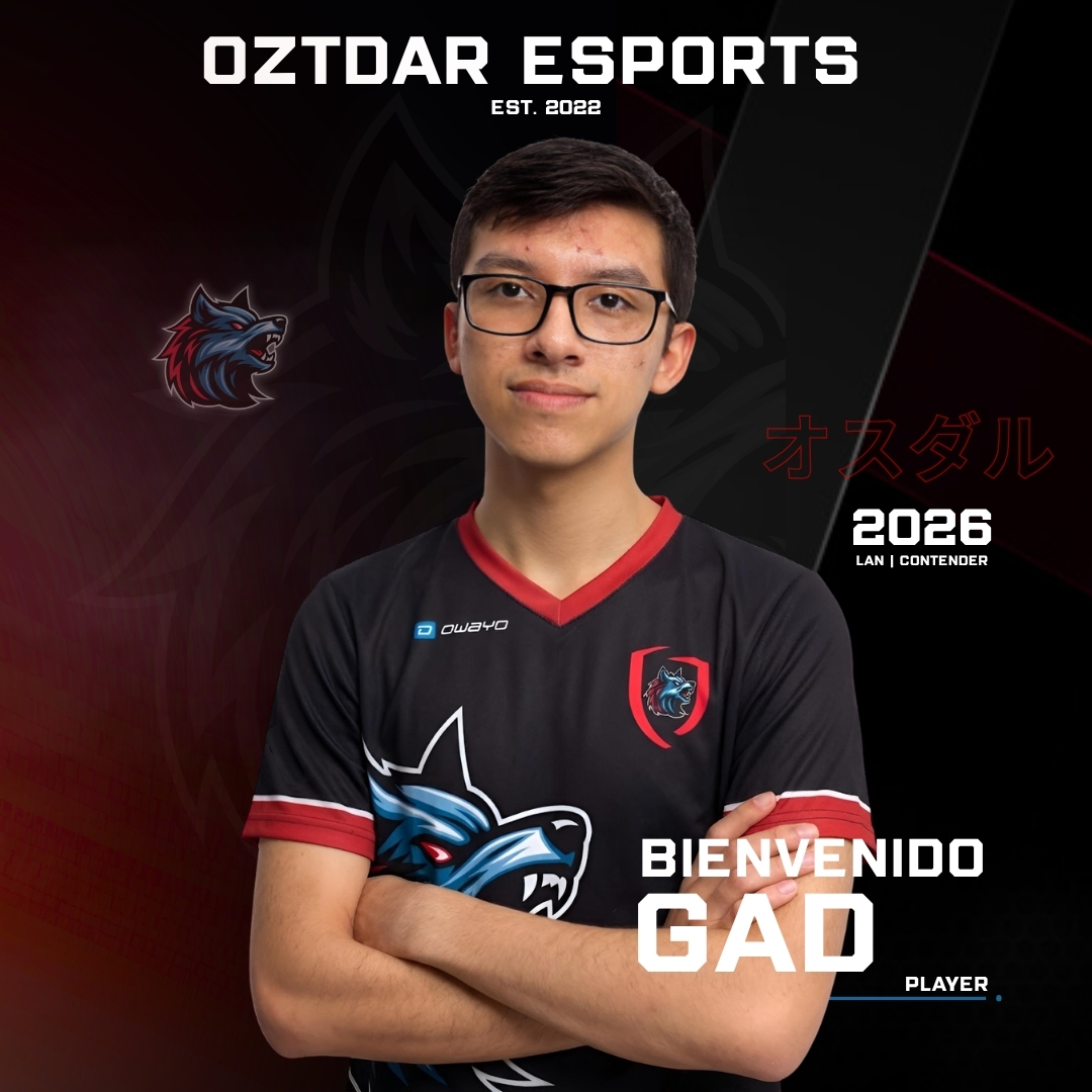 oztdaresports's tweet photo. ¡Hey! 🔥 Gad 🇬🇹 está de regreso.
Conoce la casa, conoce la meta y tiene el talento para ayudarnos a conseguirla.
¡Bienvenido! 🐺
#OZTDAR #ValorantPremier #LAN #GoOZTDAR https://t.co/EyK2sAbZ0O