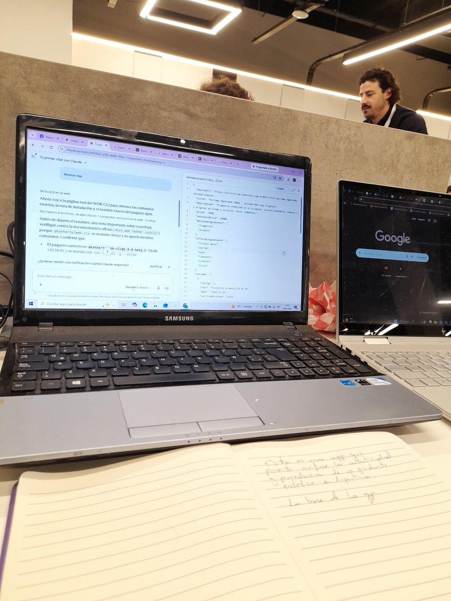 fxnela's tweet photo. En el Hackaton de @crecimientoar Gracias a @Pears_p2p @WDK_tether @qvac por el Matecito 🧉
Noticias nuevas para las Vikingas que lucharon contra el #noalmma https://t.co/HFJ7QyR8Xp