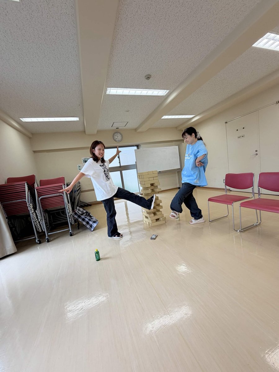 utyubiyori's tweet photo. デカデカジェンガ‼️ https://t.co/zIUOLDS2dz
