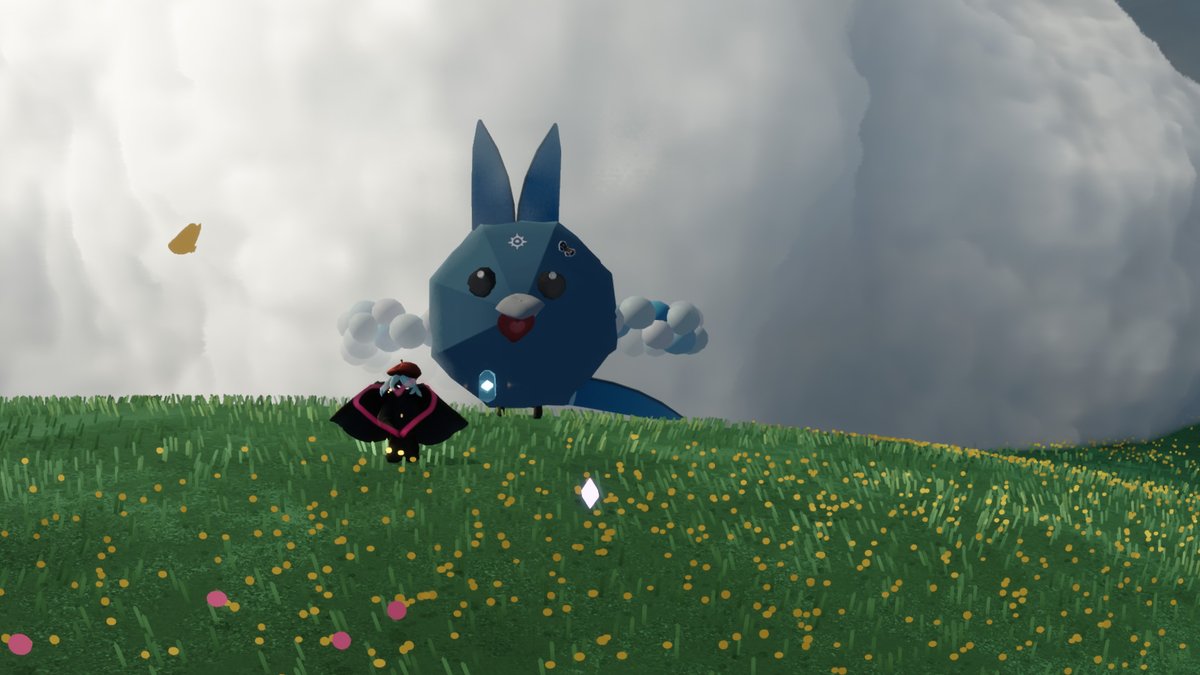 notwist_'s tweet photo. My beautiful Swablu created for the Sky Museum event with Pokemon theme . Trying to design so close to the clouds was difficult but worth it! #thatskygame #skymuseum #skyミュージアム https://t.co/zRxIJ7Vdla