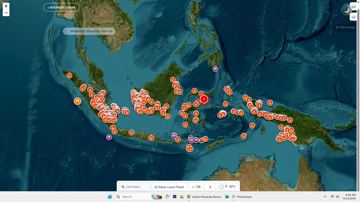 jehensa's tweet photo. 983 jumlah titik Api kepercayaan Tinggi dalam 24 jam terakhir yang di update pagi ini jam 06.30 WIB 23 Agustus 2029 di Pemandu Rescue... https://t.co/xubSVOQA1l
