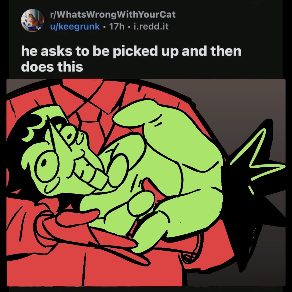 Elairu1's tweet photo. I saw this and naturally I thought of spamton https://t.co/7bvhe5GL7K