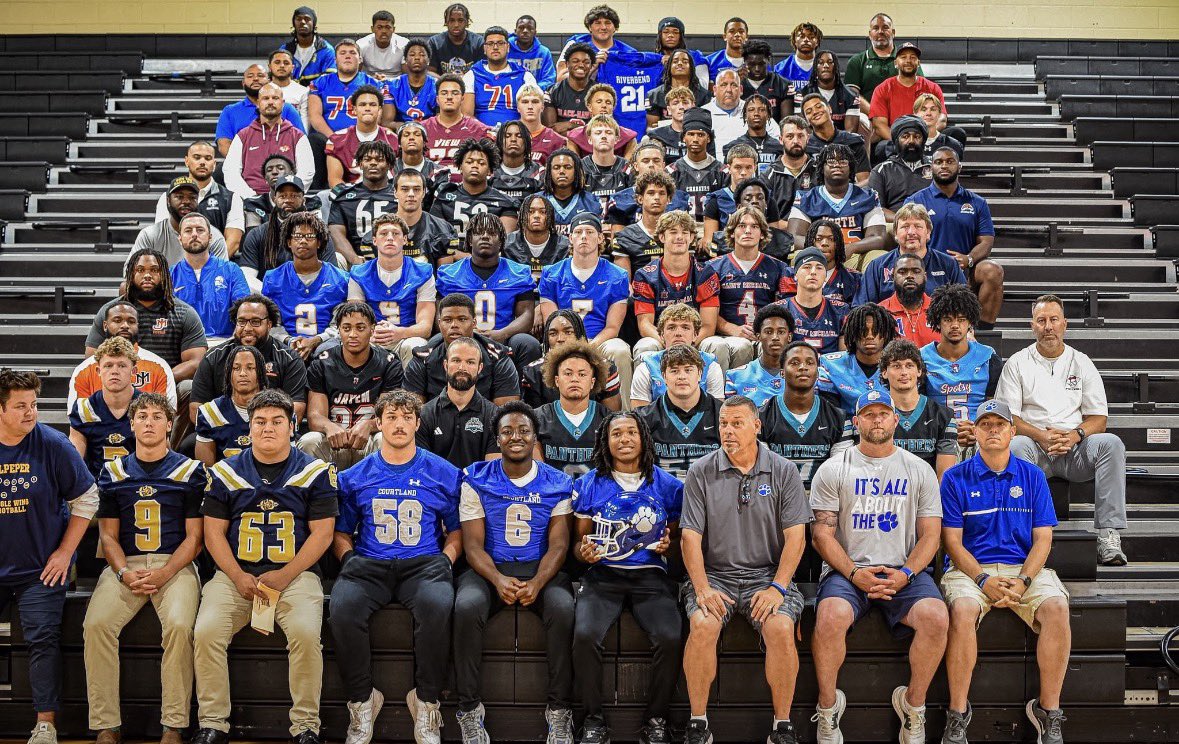 Its_Coach_A's tweet photo. Fredericksburg All-Area Media day today! Thank you to @UVaGriffJMHS @tcoghilljr  and @fxbgfreepress for putting on a great event‼️⚔️ https://t.co/OhmIklGQrZ