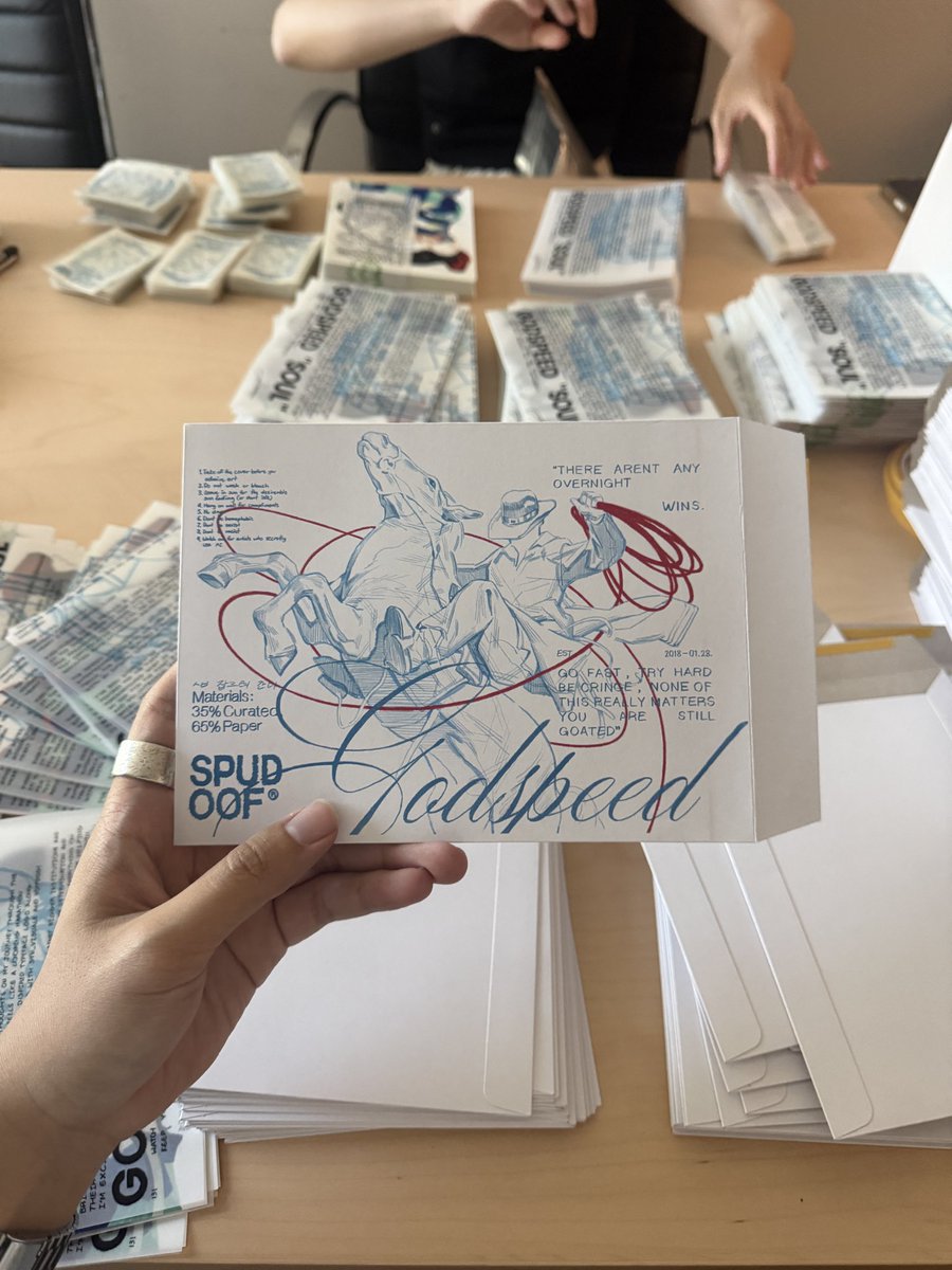 Spudoof's tweet photo. August mailer and incense https://t.co/RYfo0BpI0O
