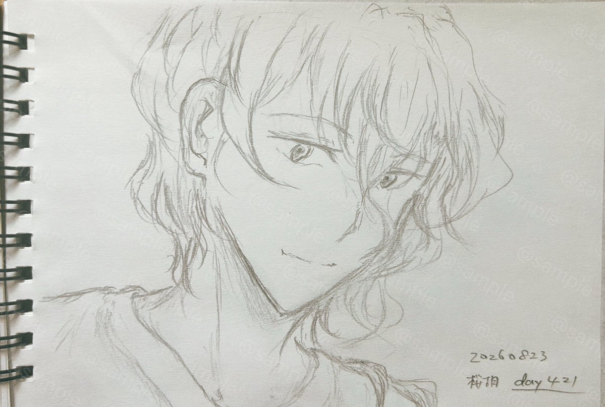 Aoisorayo's tweet photo. 楽描き 再開しましたー

今日の楽描き(421日め)
#nkhr
#ちゅや
#落描き https://t.co/pMoTeTS7BE