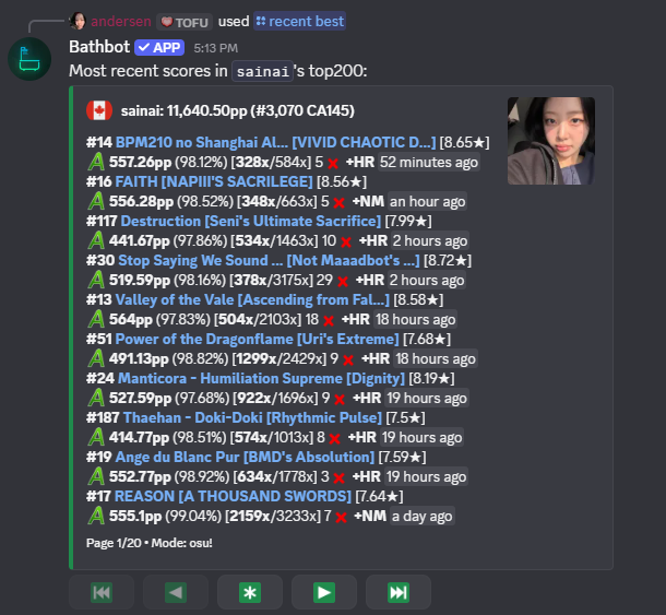 sainai0's tweet photo. been really enjoying pushing skillcap recently, need to control my nerves better but i feel like i'm close to setting some insane scores https://t.co/0oGLU6UORw