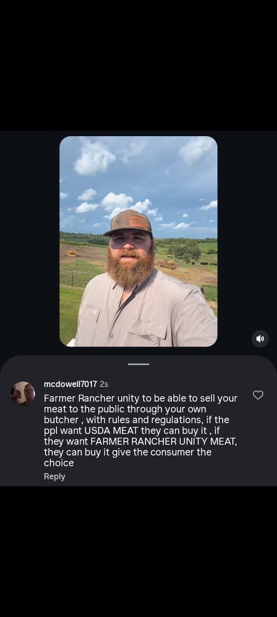 Cbdhid4David's tweet photo. Farmer Rancher unity Corp. 
                            USDA
     LET THE CONSUMER DECIDE 
Give a Executive order given the right for farmers ranchers to sell their own meat 
@DonaldTrumpNat @DonaldTrump @DonaldJTrumpJr  @GenFlynn @RealJamesWoods  @elonmusk @ElonMuskPDA https://t.co/2Az3GaiIn9