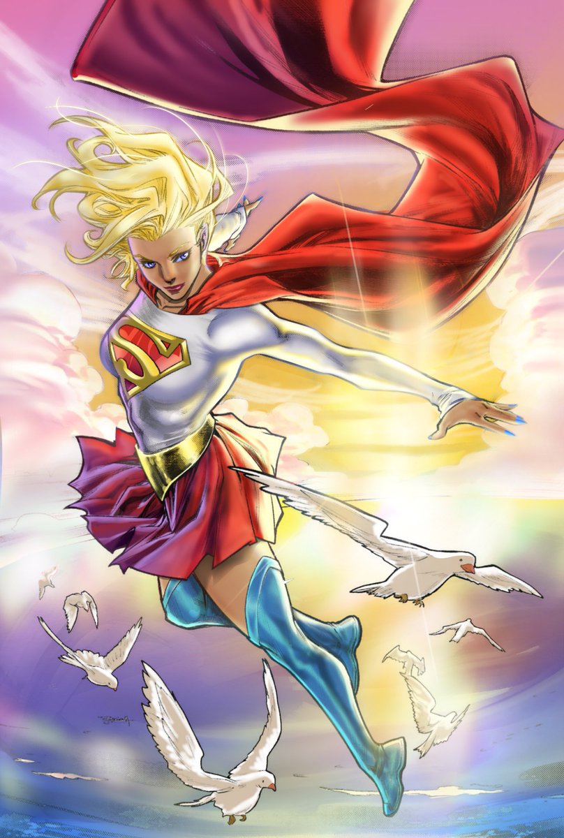 y2kmarcus_'s tweet photo. IM FINALLY DONE COLORING SUPERGIRL BY STEPHEN SEGOVIA https://t.co/mgojwdt25w