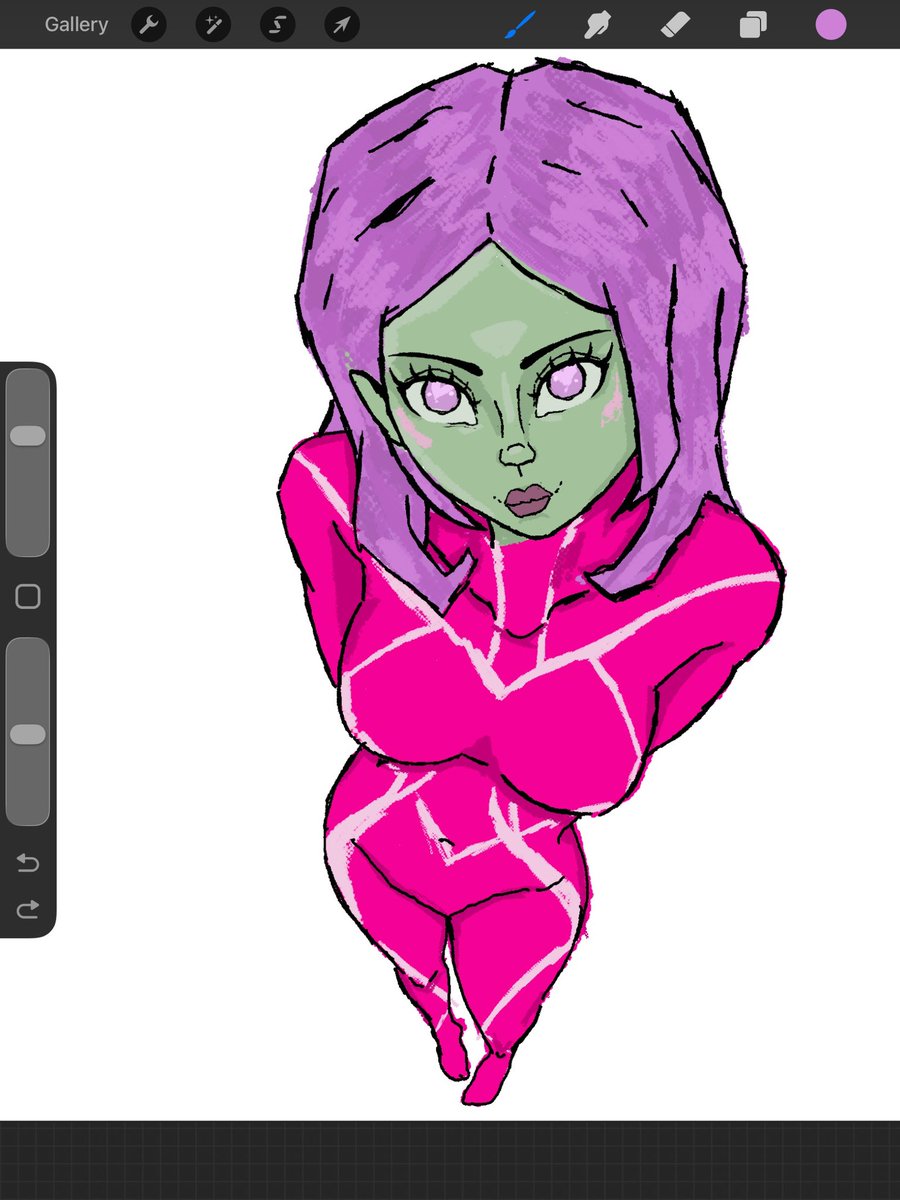 Lindseysfart's tweet photo. WIP ft my alien 👽🫶
#digitalart #oc https://t.co/YkUepnmheK
