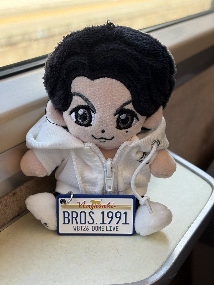 189haru's tweet photo. 京セラドーム、最終日‼️ 
今日も暑いけど、昨日より、湿気マシ？？な朝

今日も出発～～
#BROS1991 https://t.co/1gItIoCLb7