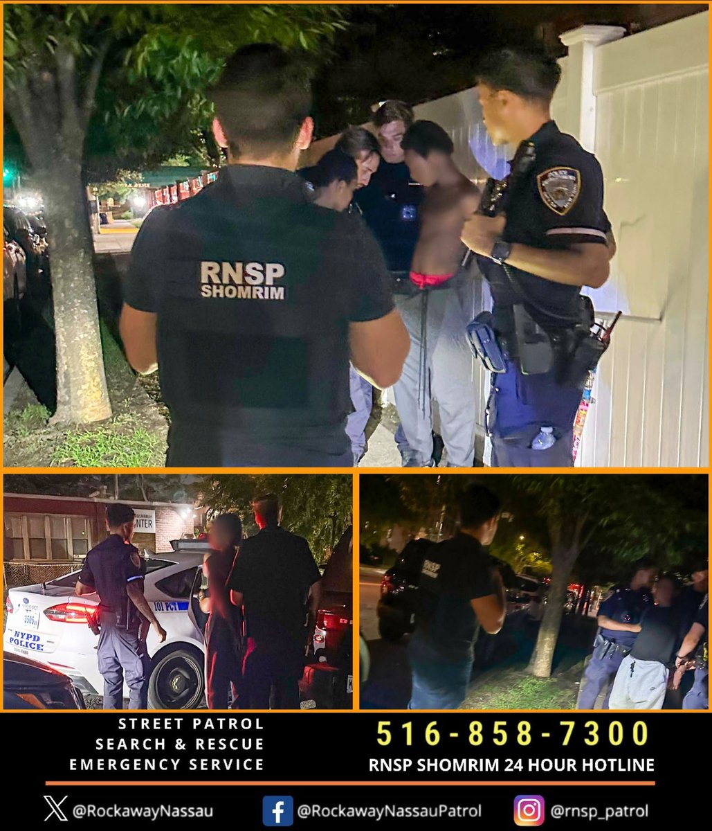 RockawayNassau's tweet photo. The RNSP (Rockaway Nassau Shomrim) assisted the NYPD in locating 3 wanted suspects. The excellent #collaboration between the RNSP and @NYPD101Pct Q-Team resulted in #ThreeUnder for stealing π²s andπ΄s, which were subsequently returned to their rightful owners.
#CrimePrevention Tips:
1. Be sure that you and your family members secure / lock up any π² and/or π΄ when not in use. You should do so even if you or your family members are running into the house for a few minutes.
2. Consider registering your π²s and π΄s with Rockaway Nassau Shomrim in #collaboration with the #CrimePrevention police unit. Should a lost or stolen π² or π΄ be recovered by the RNSP or #LawEnforcement, it can be traced and returned to its rightful owner.
#CrimePrevention, keeping the entire #community safe, and protecting your assets, #ItsWhatWeDo!
