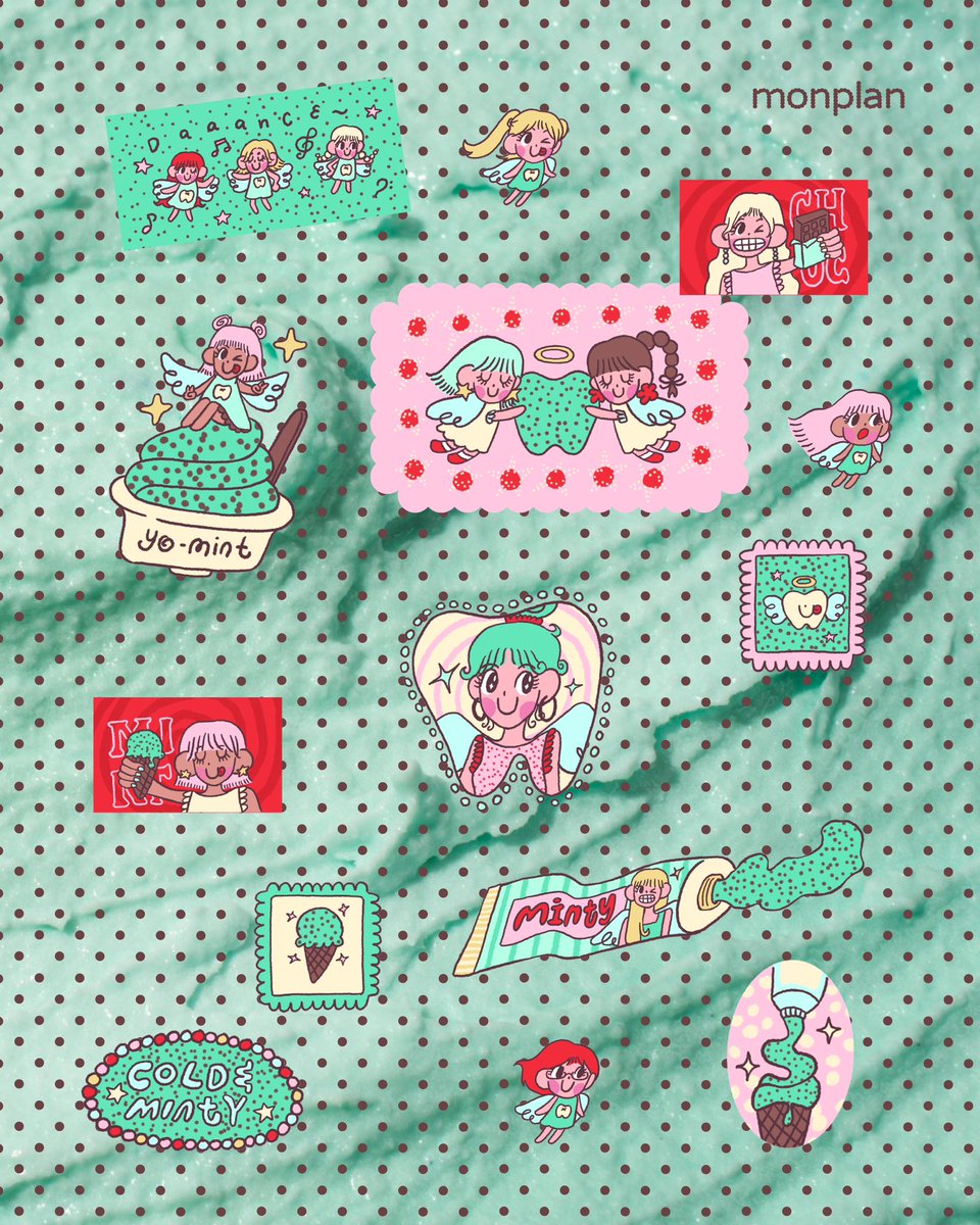 monstreplanet's tweet photo. New sticker sheet for #artsobi! See you in singapore 🇸🇬💕 https://t.co/uvRhx28TJT