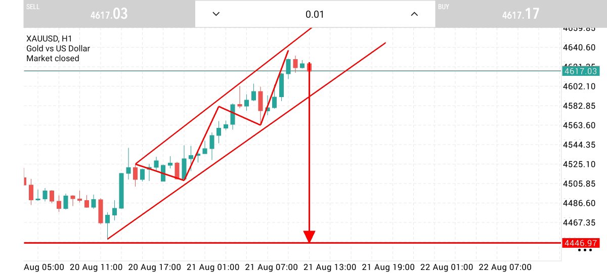 FxDani56's tweet photo. #XAUUSD $GOLD Confirm SeLL Advanced ON MONDAY 
Entry : 4617.4621
Target 🎯 : 4525.4446 https://t.co/wfW3VUHzzU