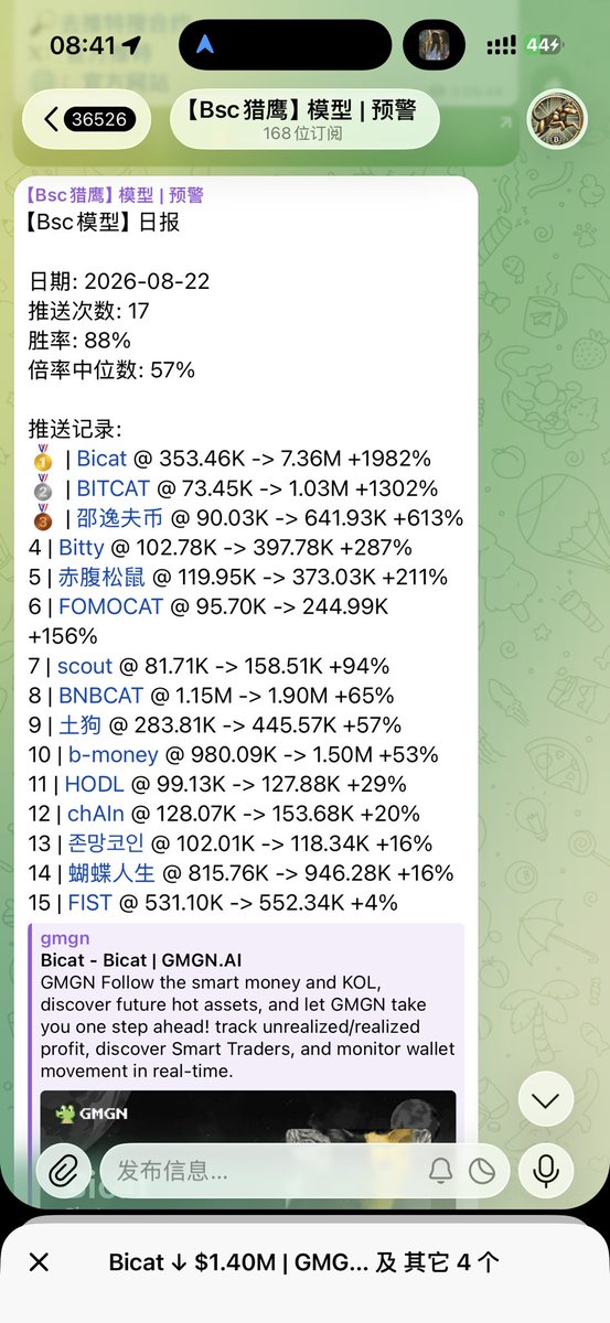 lylmeason's tweet photo. bsc这行情还说啥了

每天都有10❌以上的金狗 https://t.co/AiqOAOvS4G