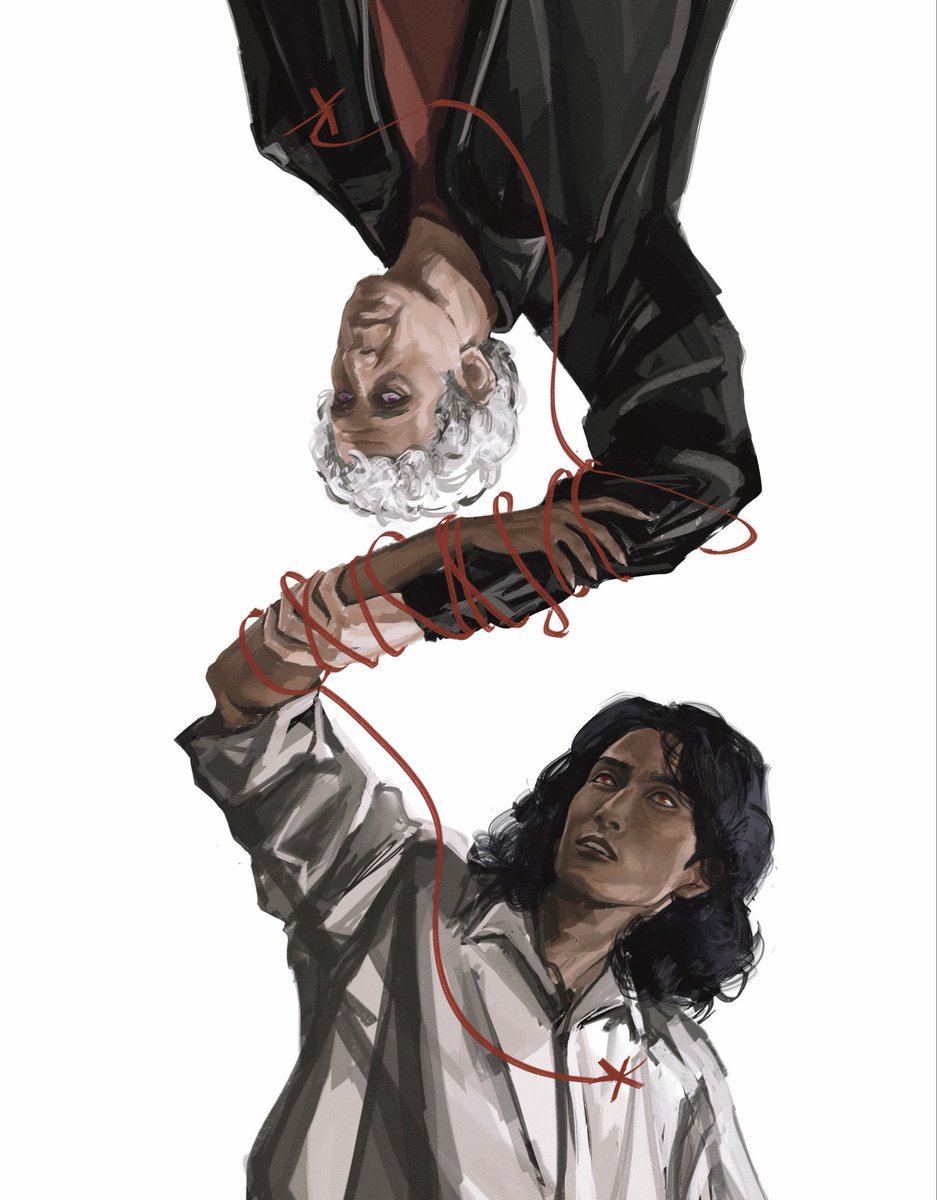bigjeansss's tweet photo. Day 7 of #dmweek — red string of fate 

#devilsminion #iwtv #armand #danielmolloy #tvl https://t.co/jNnMLwaZ1D