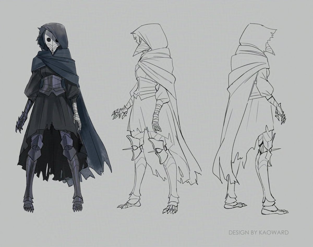 kaowardo's tweet photo. An iteration of my OC Cornicula https://t.co/Oc6OvfeNte