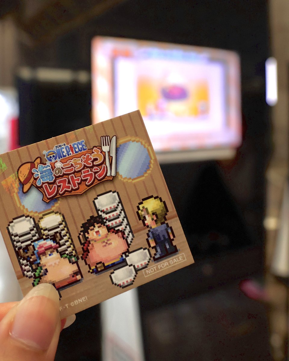 Eiichiro_Staff's tweet photo. 【試遊もたのしめる！】
⠀
『海のごちそうレストラン』ブースで
試遊したり、ブースの写真をXで
#ごちレス をつけて投稿したりすると
『ステッカー』がもらえます🍽️
⠀
100体のアクリルスタンドの展示や
自分がドット絵になる！？写真撮影も！
　
#ONEPIECEDAY #ONEPIECE https://t.co/flcDd3vuj1