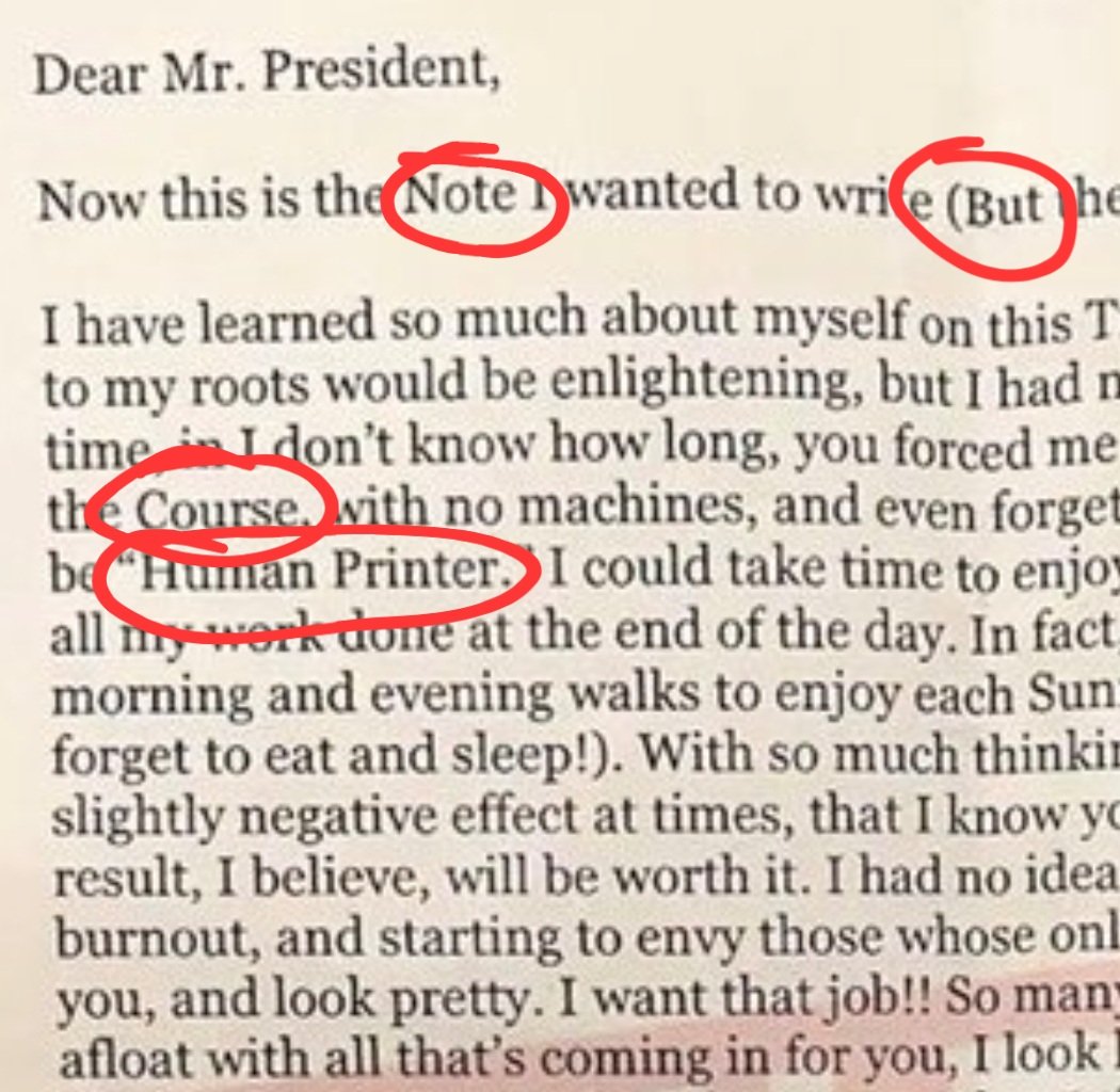 FreeBrocTickle's tweet photo. @HowleyReporter The randomly capitalized words peppering that unmistakable manic, run-on, highly parenthetical &amp; stream-of-consciousness block of text confirms who writes Trump's 4AM Truth Social posts, at least! https://t.co/NSR745BgqX