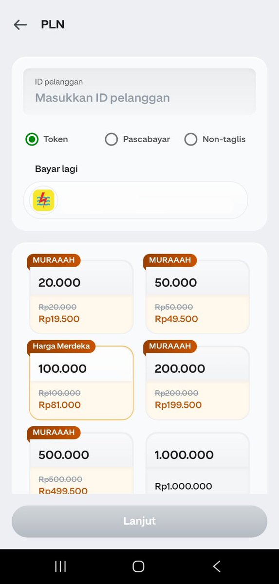 SeanovicSean's tweet photo. gak usah nunggu meteran bunyi, kalau harganya semurah ini aku sih lansung isi ya   #TOKENPLN81RIBU https://t.co/sWm2B5hOc1