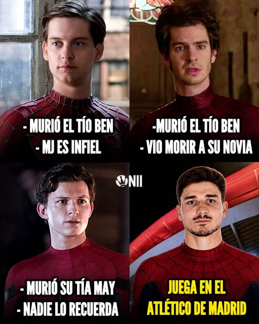 EirenJr's tweet photo. Abro debate: cual spiderman sufrio mas? https://t.co/C4SsyeCvbv