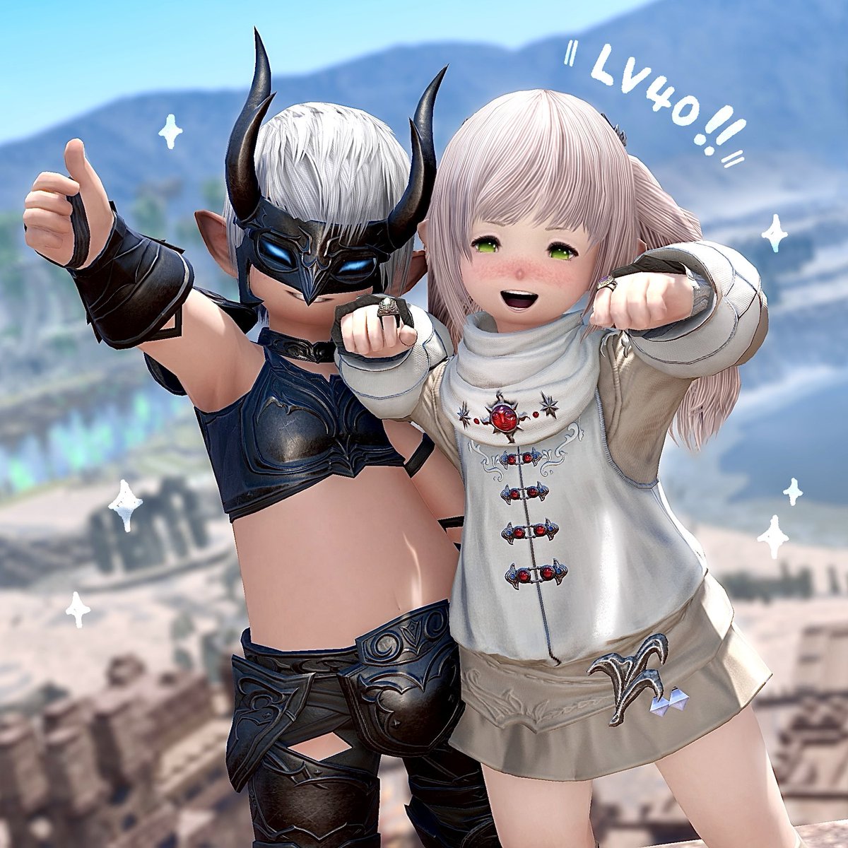 moyuff14's tweet photo. クレセントアイルのレベルが40になりましたー！！🥳✨

あっという間にカンストして今までの自分の旅路速度考えると驚きです！それぐらい楽しかった！ということですね✨わかりやすくて遊びやすかったです☺️
#FF14 #ララフェル https://t.co/8bY3y5zknS