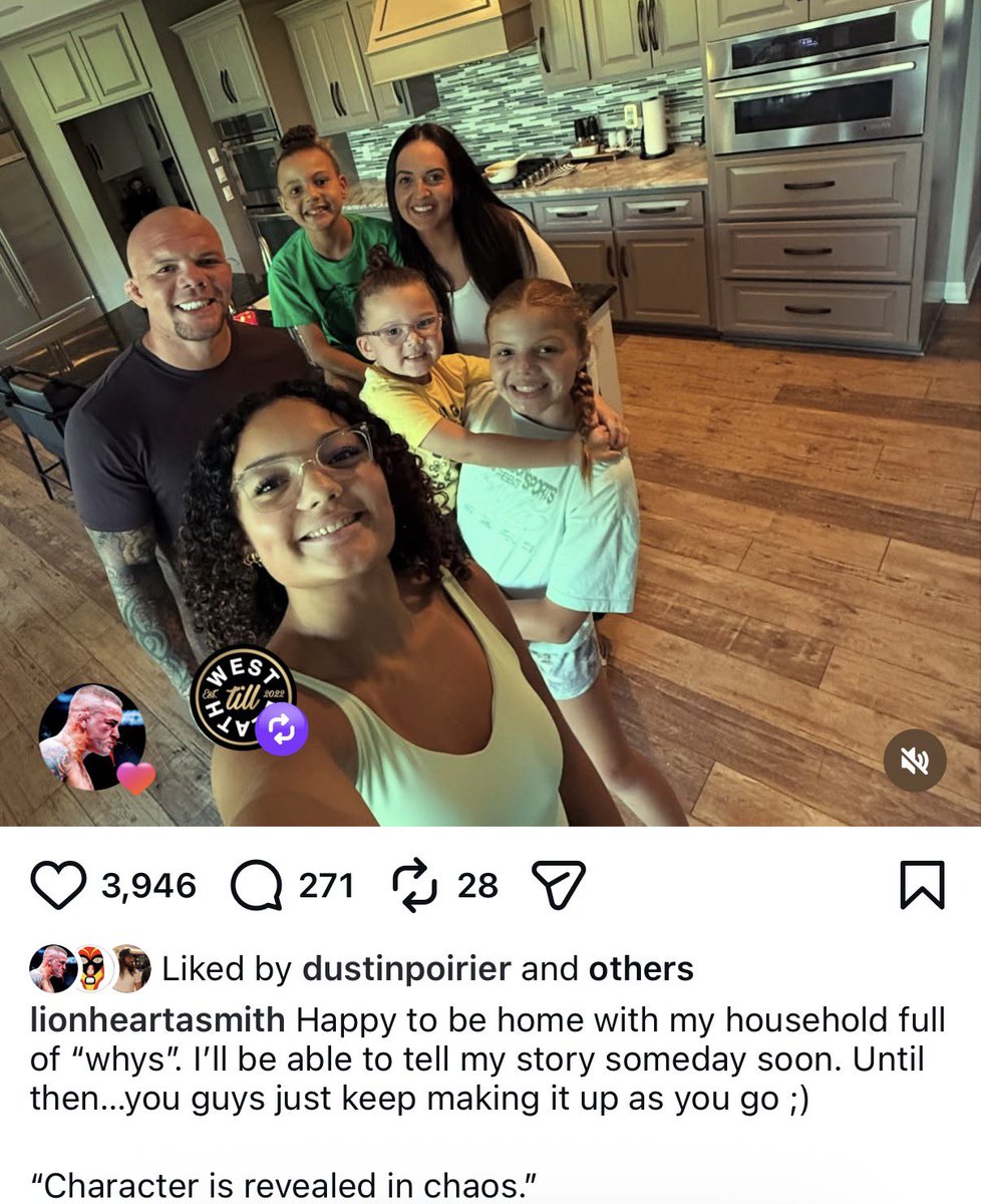 DovySimuMMA's tweet photo. Anthony Smith is now home with his family https://t.co/XO0vMX2YN3