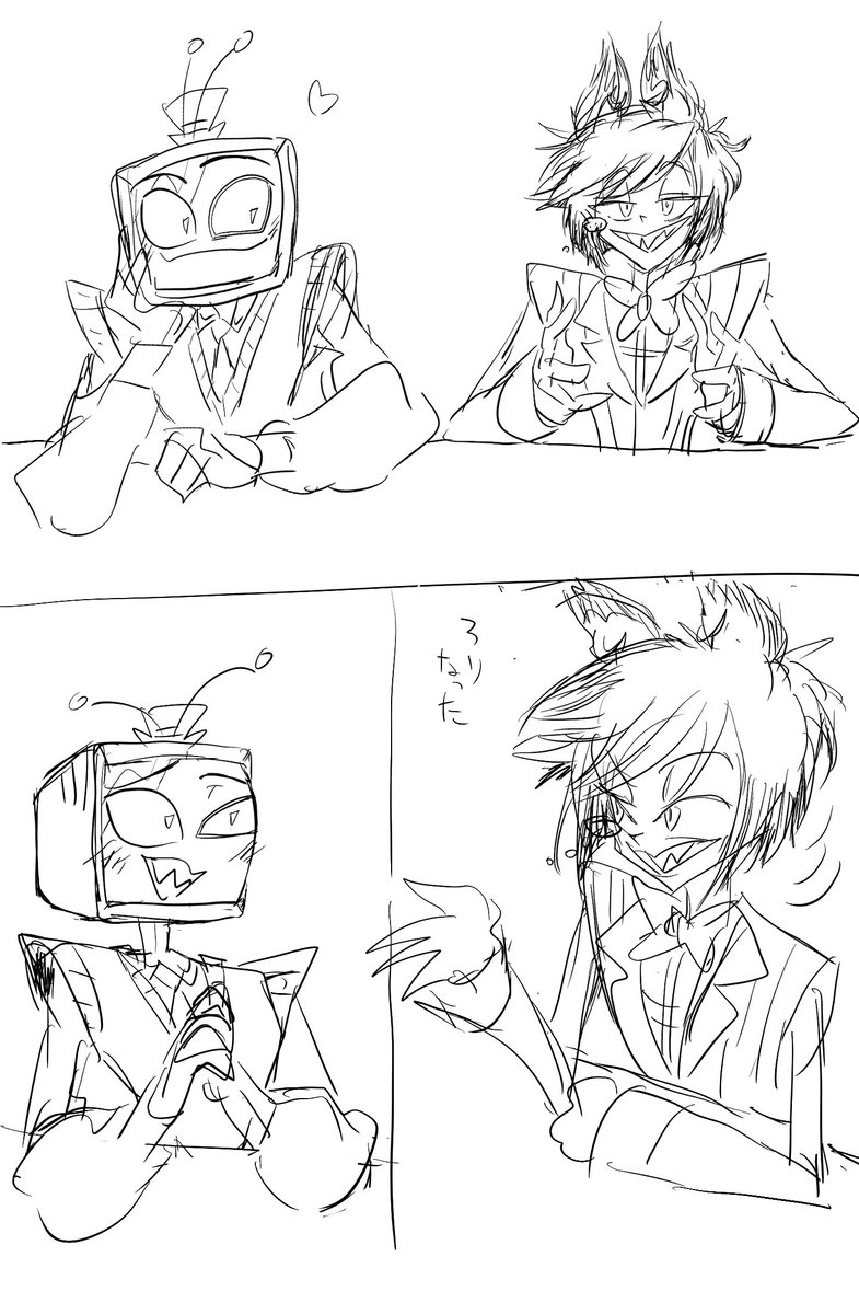 neconoto6's tweet photo. #alvox　 #sparksduo 
アラヴィンちゃん、アラさん描けない https://t.co/VamuA6QtPv
